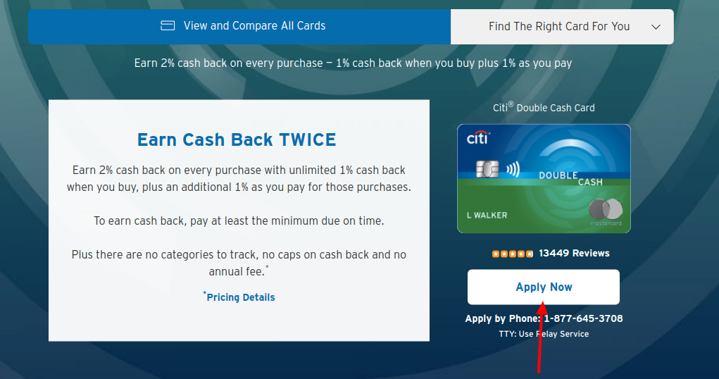 Cash Back Credit Card Apply