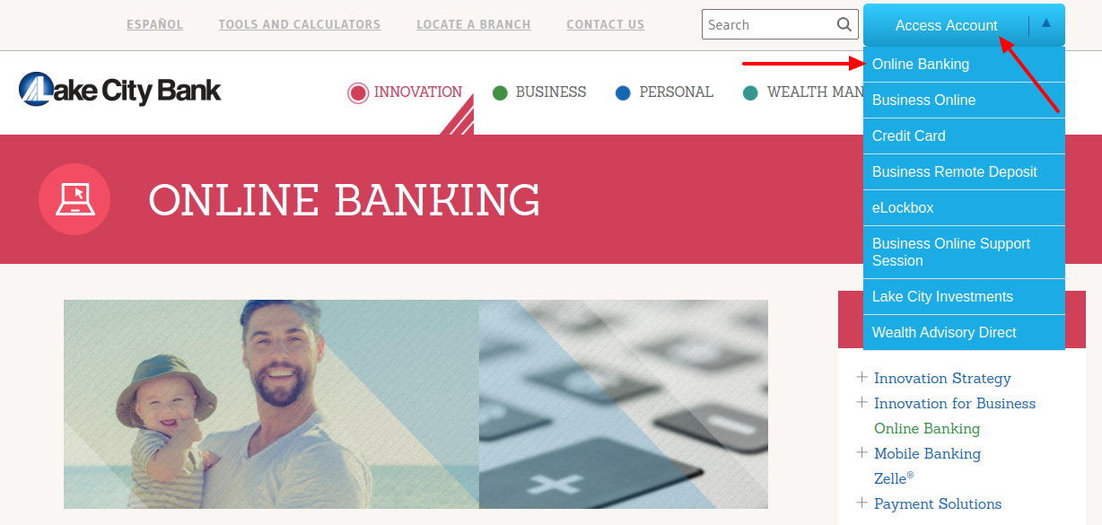 Lake City Online Banking