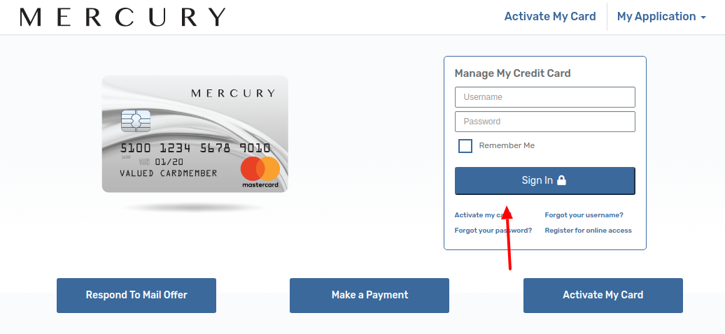 Www mercurycards Access To Your Mercury Credit Card Tutorials