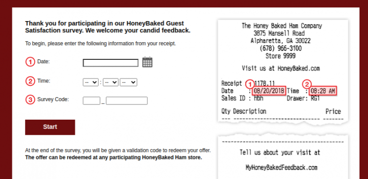 HoneyBaked Guest Survey