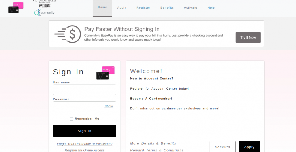 Comenity Victoria Secret Bill Pay