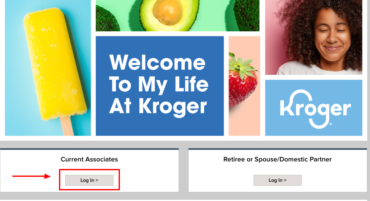 Kroger current associates login page