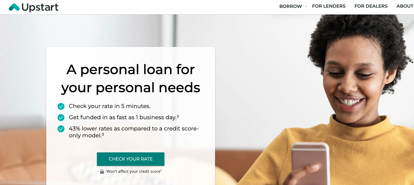 upstart personal loan