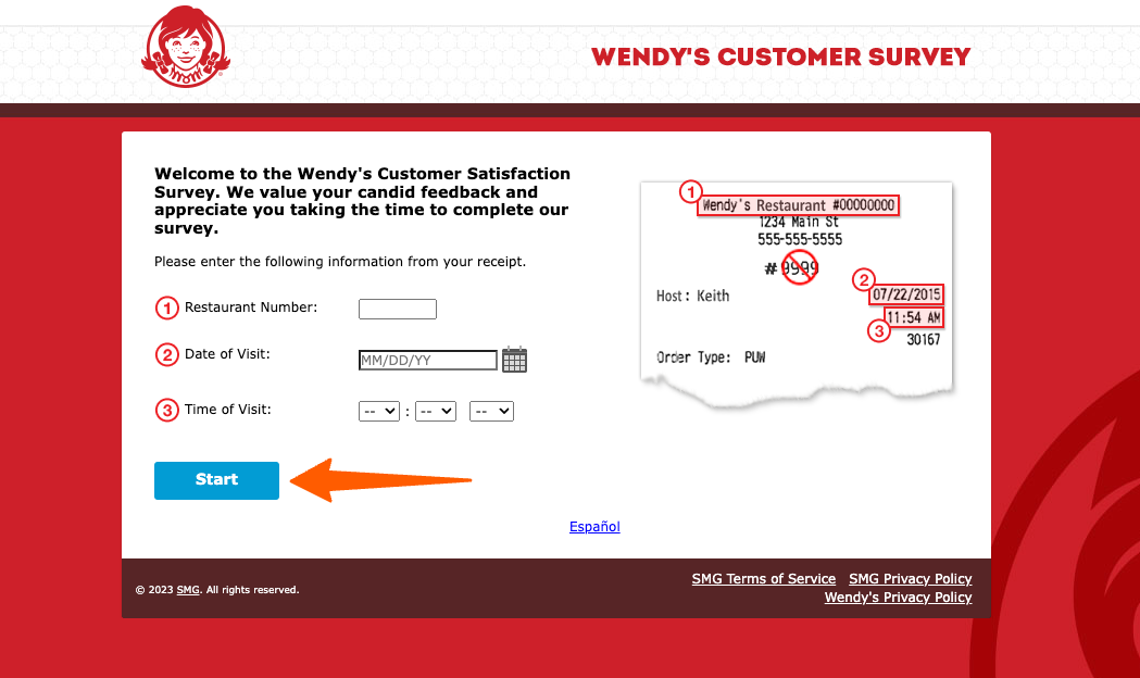Wendy’s Survey